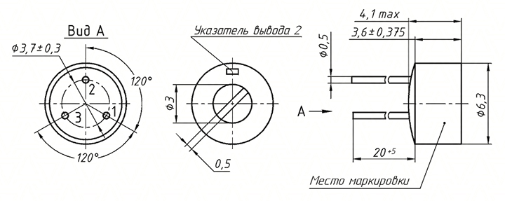 Размеры резисторов СП3-19А3-В