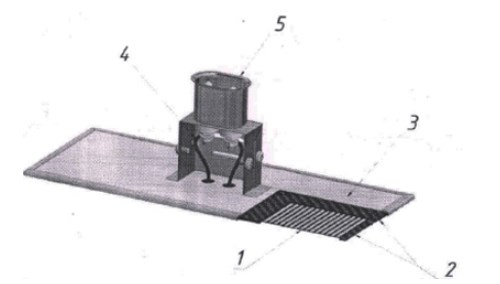 Схема конструкции плоского нагревателя ЭНПлМ